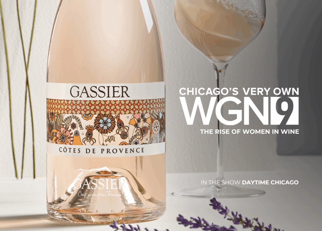 Gassier Côtes de Provence rosé in the show Daytime Chicago