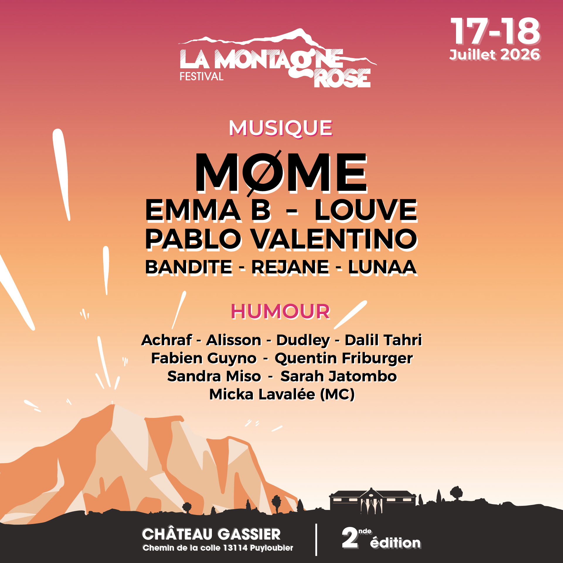 Festival Musique et humour - Aix-en-Provence - Festival La Montagne Rose