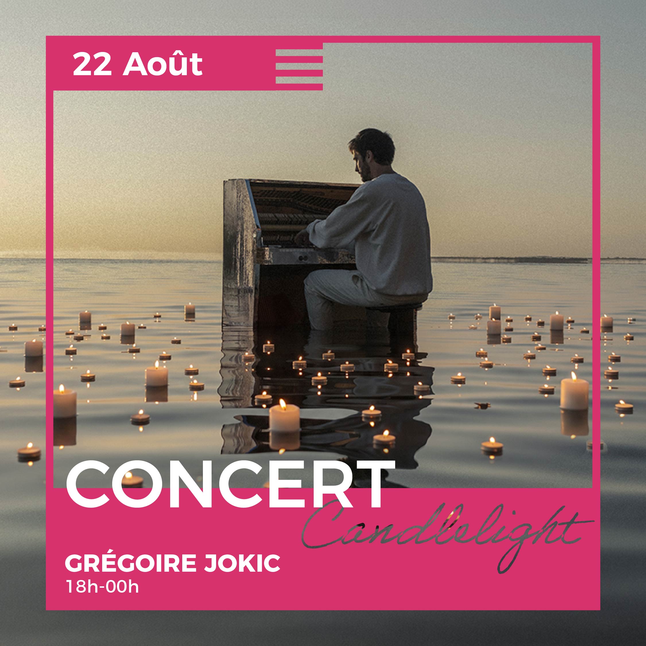 Concert à la bougie au Château Gassier : événements uniques près d’Aix-en-Provence : activités en famille ou entre amis, soirées en plein air, spectacles, concerts et expériences œnotouristiques au cœur des vignes.